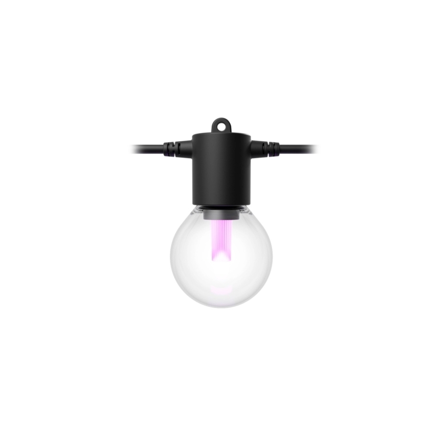 Philips - LED RGBW himmennettävä ulkovalosarja Hue FESTAVIA 20xLED 14m IP65