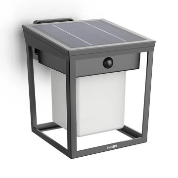 Philips - LED-seinäaurinkovalaisin anturilla BLAISE LED/1,5W/3,7V 3000K IP44