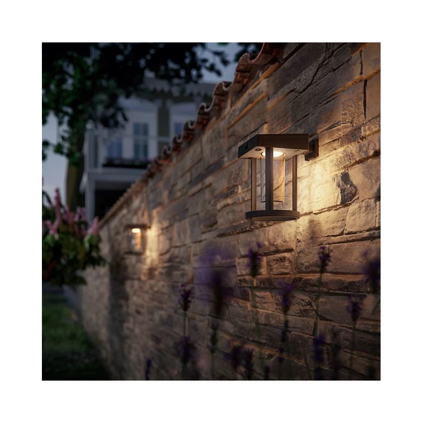Philips - LED-seinäaurinkovalaisin anturilla CAMILL LED/1,4W/3,7V IP44
