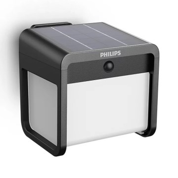 Philips - LED-seinäaurinkovalaisin anturilla EZRA LED/1,8W/3,7V 3000K IP44
