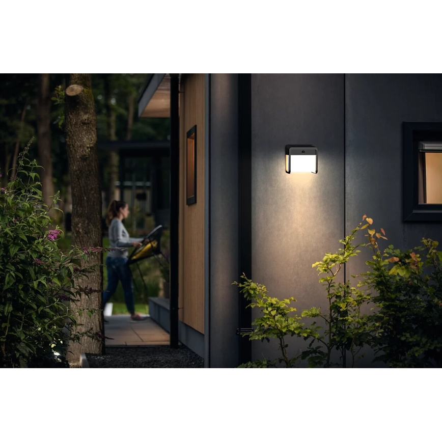 Philips - LED-seinäaurinkovalaisin anturilla EZRA LED/1,8W/3,7V 3000K IP44