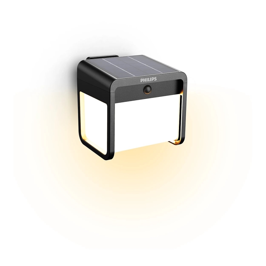 Philips - LED-seinäaurinkovalaisin anturilla EZRA LED/1,8W/3,7V 3000K IP44
