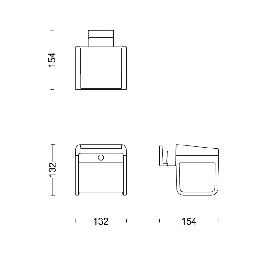 Philips - LED-seinäaurinkovalaisin anturilla EZRA LED/1,8W/3,7V 3000K IP44