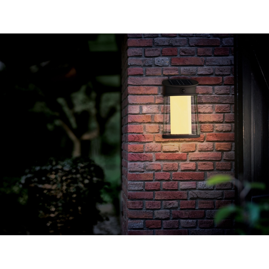 Philips - LED-seinäaurinkovalaisin anturilla JUDA LED/3,2W/3,7V 2700K IP44