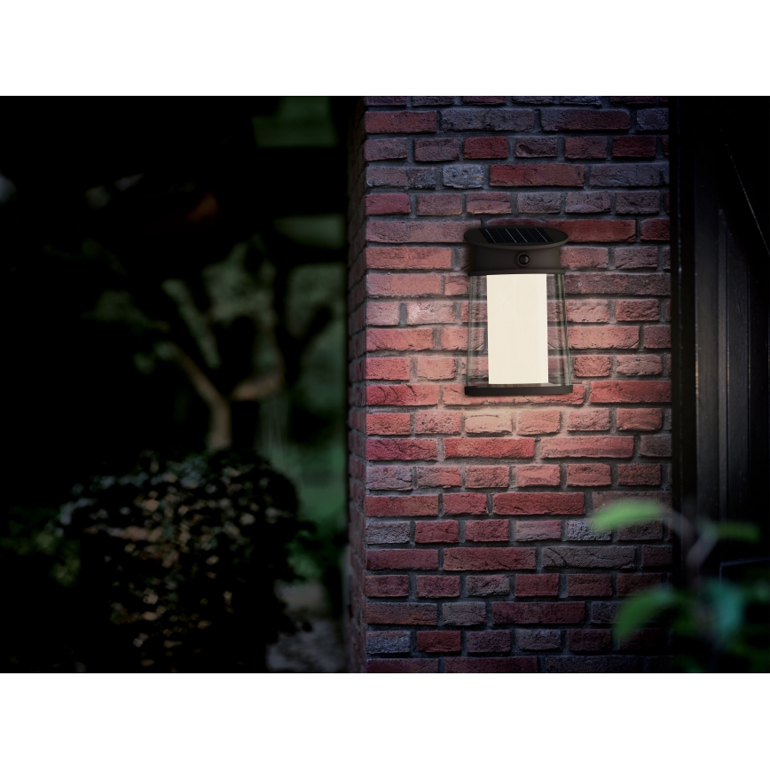 Philips - LED-seinäaurinkovalaisin anturilla JUDA LED/3,2W/3,7V 4000K IP44