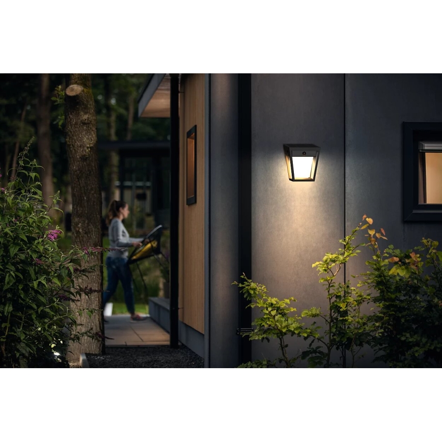 Philips - LED-seinäaurinkovalaisin anturilla NISSA LED/1,8W/3,7V 3000K IP44