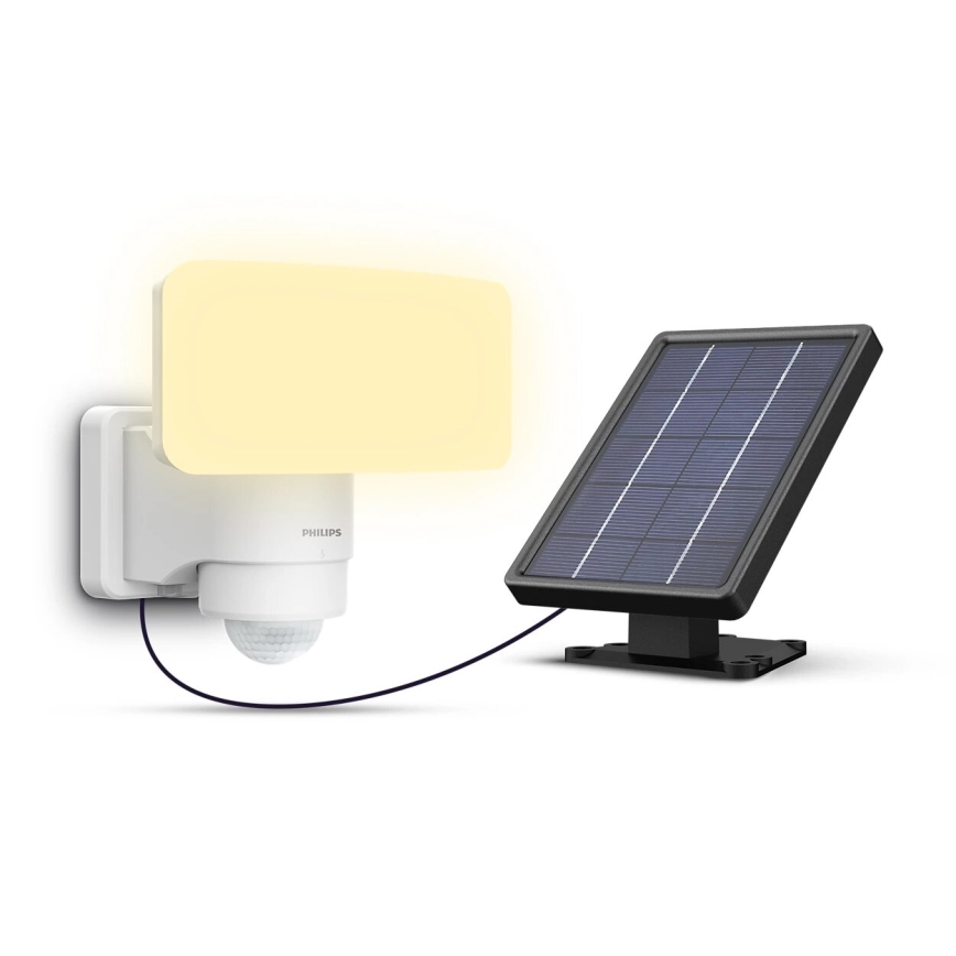 Philips - LED-seinäaurinkovalaisin anturilla TYLUS LED/6W/3,7V 3000K IP44