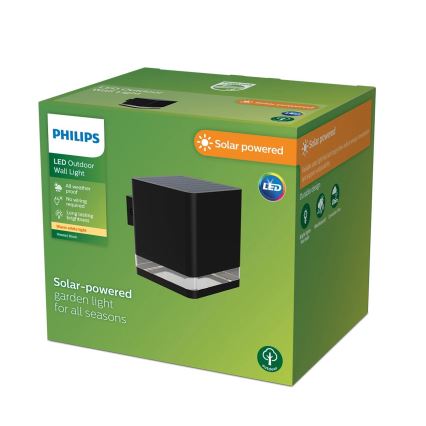 Philips - LED-seinäaurinkovalaisin VIRONA LED/1,8W/3,7V 2600 mAh 2700K IP44