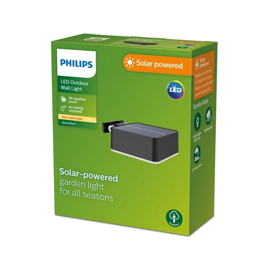 Philips - LED-seinäaurinkovalaisin VYNCE LED/1,5W/3,7V IP44