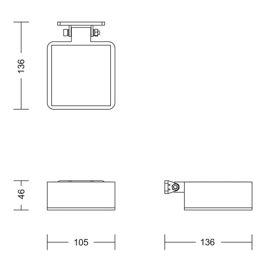Philips - LED-seinäaurinkovalaisin VYNCE LED/1,5W/3,7V IP44