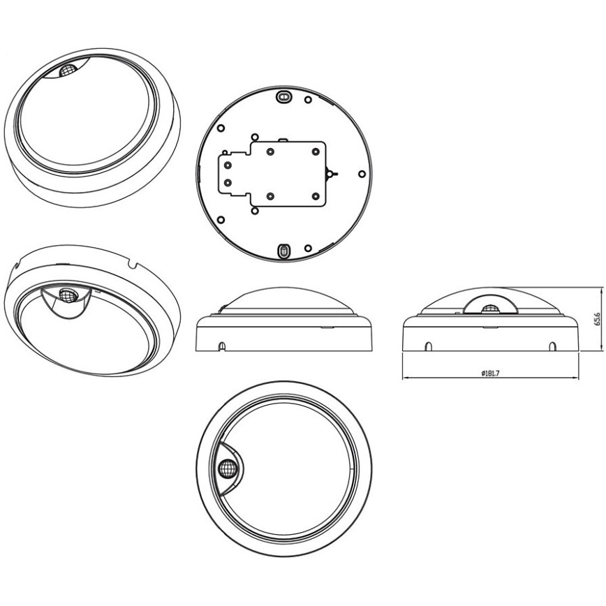 Philips - LED Seinävalo sensorilla PROJECTLINE LED/15W/230V IP54