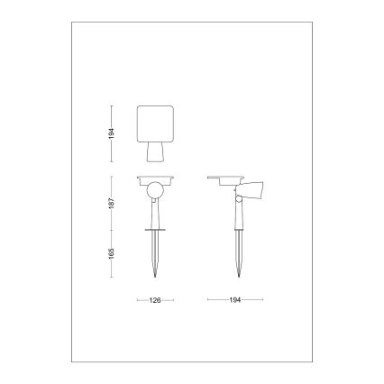 Philips - LED Solar kohdevalo ASHLYN LED/1,4W/3,7V 2700K IP44