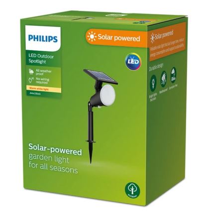 Philips - LED Solar kohdevalo JIVIX LED/1,4W/3,7V 1800 mAh IP44