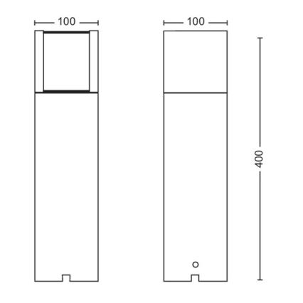 Philips - LED-ulkolamppu LED/6W/12V 4000K 2700K IP44