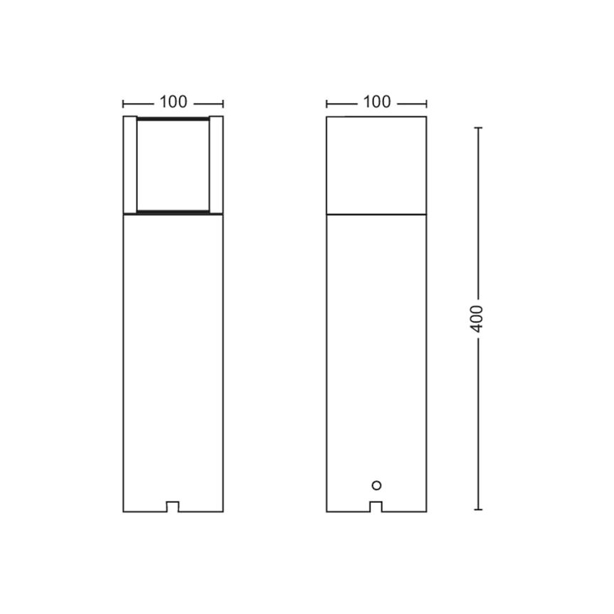 Philips - LED-ulkolamppu LED/6W/12V 4000K 2700K IP44