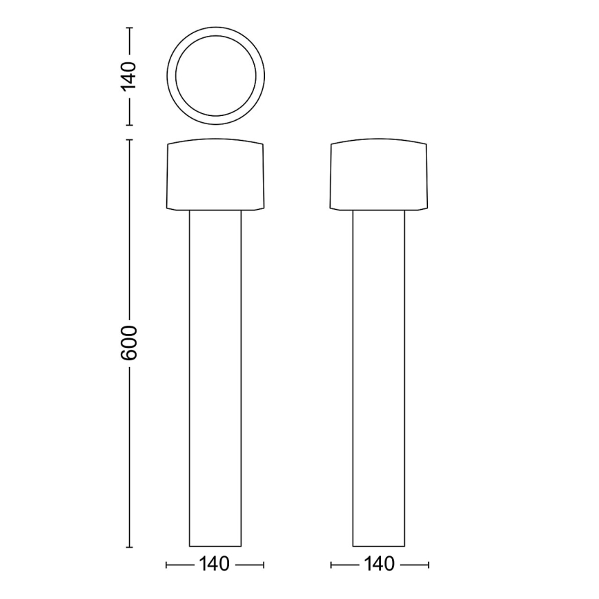 Philips - LED-ulkolamppu OTIS LED/4,3W/230V 2700K IP44