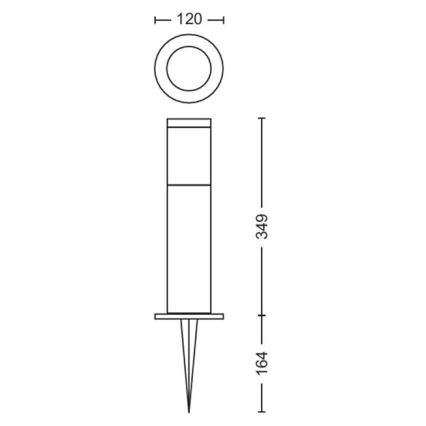 Philips - LED Ulkolamppu GARDENLINK LED/6W/12V 4000K IP44