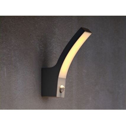 Philips-LED Ulkoseinävalaisin anturilla SPLAY LED/12W/230V 2700K IP44