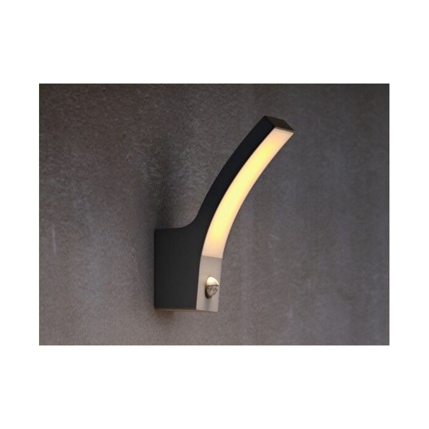 Philips-LED Ulkoseinävalaisin anturilla SPLAY LED/12W/230V 2700K IP44