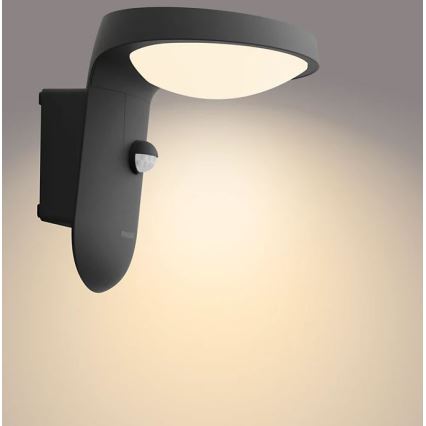 Philips - LED ulkoseinävalaisin anturilla LED/9W/230V 2700K IP44