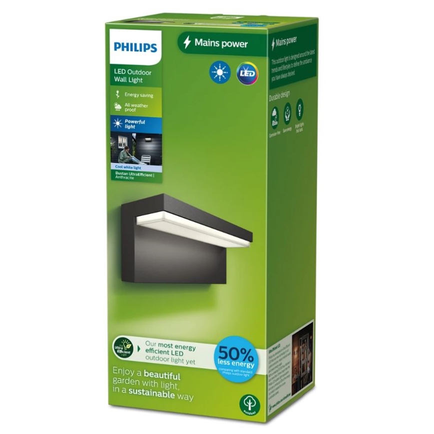 Philips - LED-ulkoseinävalaisin BUSTAN LED/3,8W/230V 4000K IP44