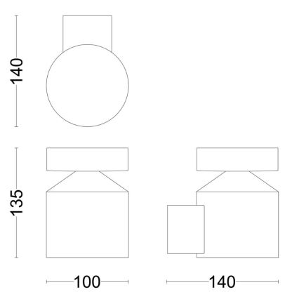 Philips - LED-ulkoseinävalaisin LAVEN LED/6W/230V 2700K IP44