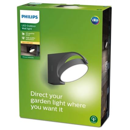 Philips - LED-ulkoseinävalaisin LED/7W/230V 2700K IP44