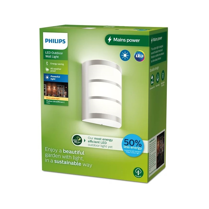 Philips - LED-ulkoseinävalaisin PYTHON LED/3,8W/230V IP44