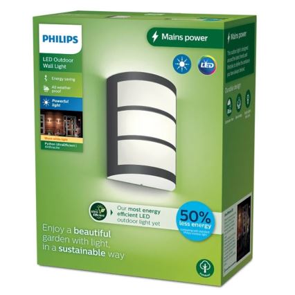 Philips - LED-ulkoseinävalaisin PYTHON LED/3,8W/230V IP44