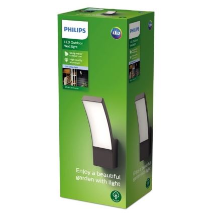 Philips - LED-ulkoseinävalaisin LED/12W/230V 4000K IP44