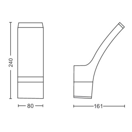 Philips - LED-ulkoseinävalaisin LED/12W/230V 4000K IP44