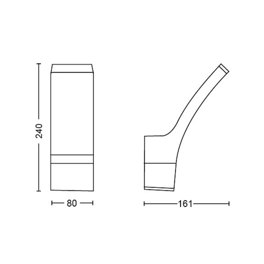 Philips - LED-ulkoseinävalaisin SPLAY LED/3,8W/230V IP44