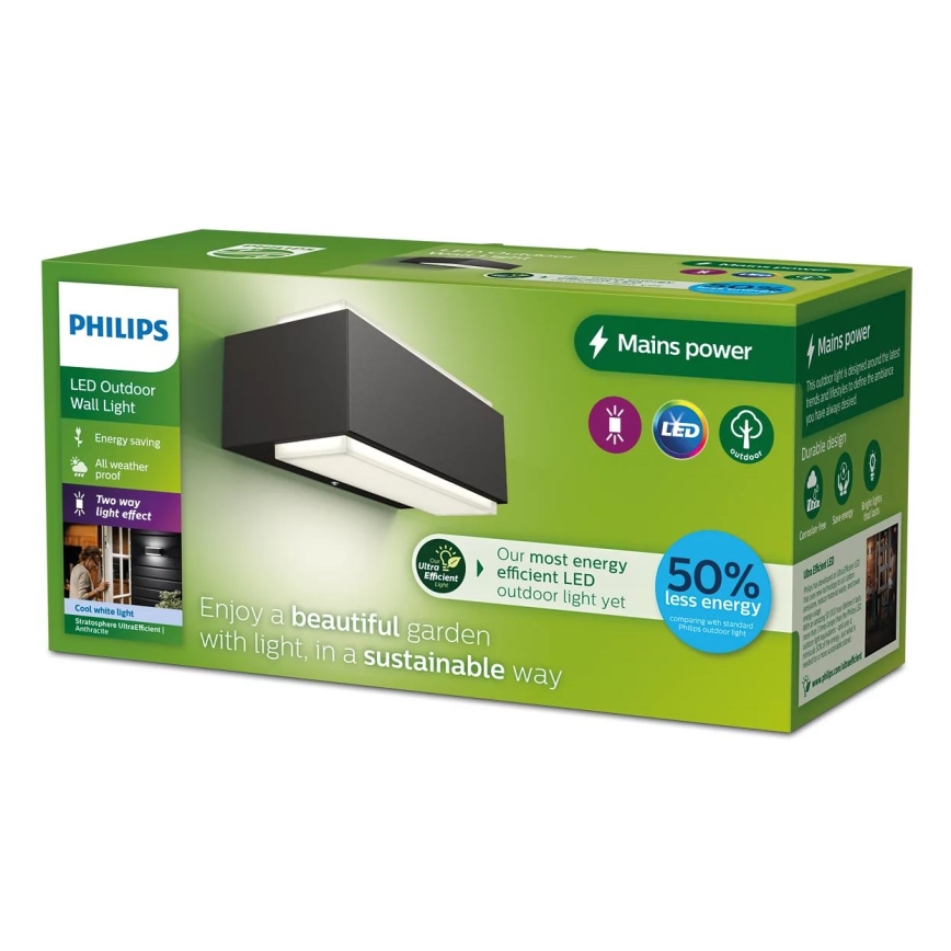 Philips - LED-ulkoseinävalaisin STRATOSPHERE LED/3,8W/230V 4000K IP44