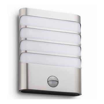 Philips - LED-ulkovalaisin anturilla 1xLED/3W IP44