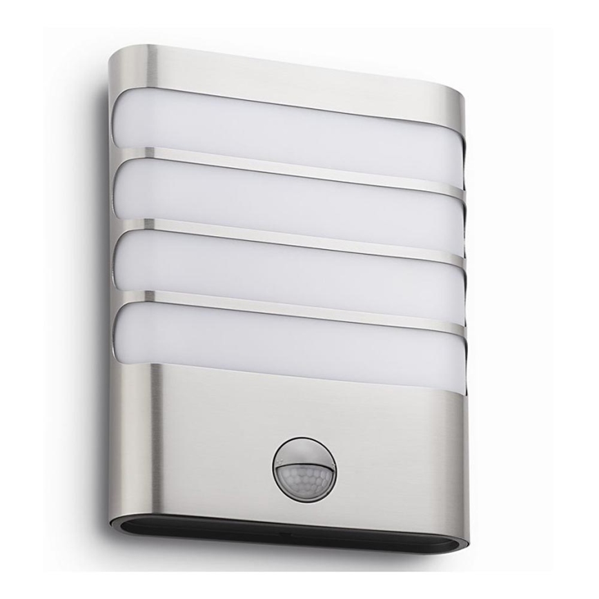 Philips - LED-ulkovalaisin anturilla 1xLED/3W IP44