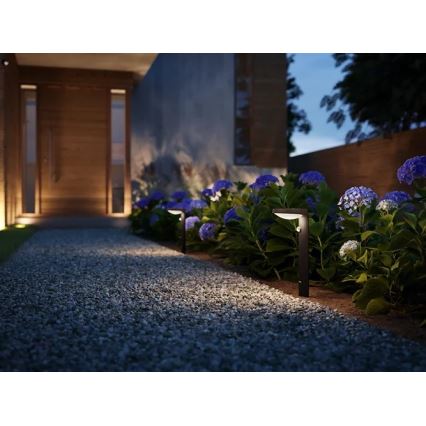 Philips - LED-ulkovalaisin anturilla LED/9W/230V 2700K IP44