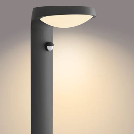 Philips - LED-ulkovalaisin anturilla LED/9W/230V 2700K IP44