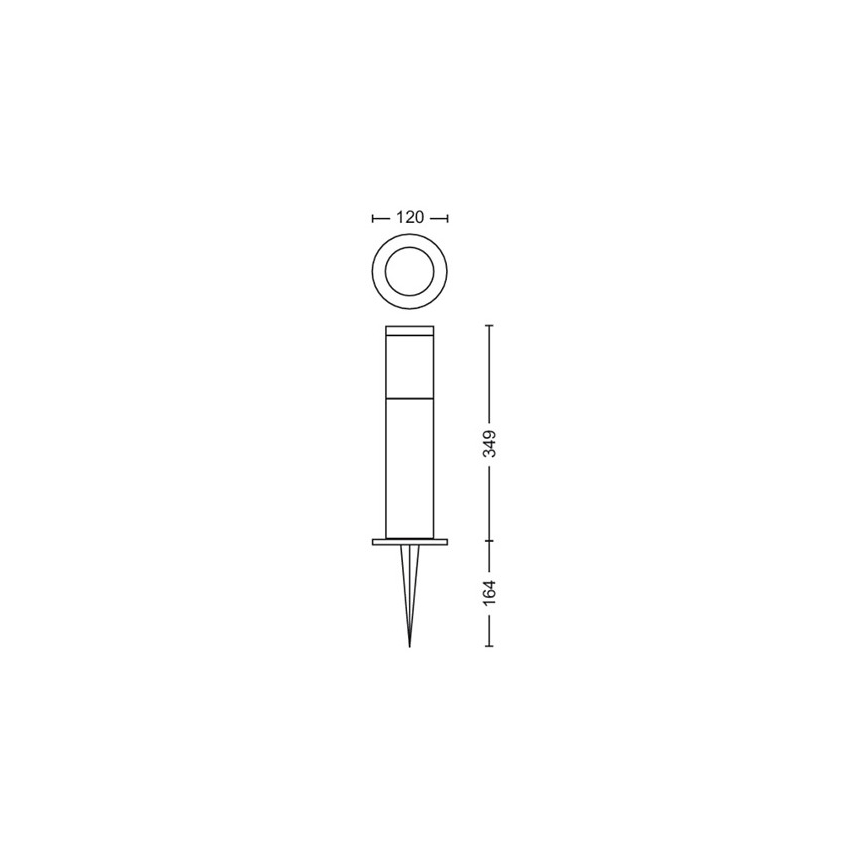 Philips - LED-ulkovalaisin GARDENLINK LED/24W/230V 2700K IP44