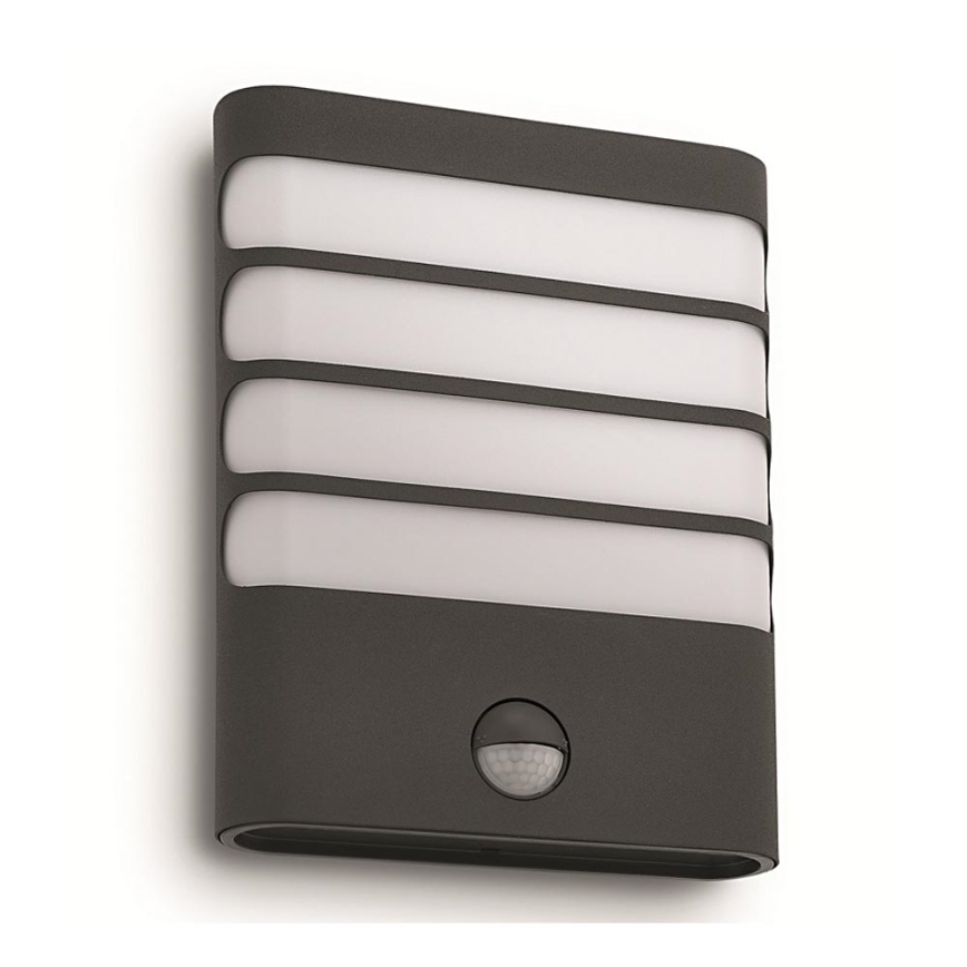 Philips - LED-ulkovalaistus anturilla 1xLED/3W IP44