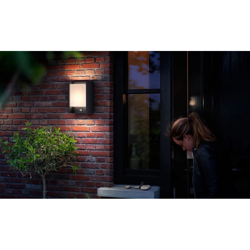 Philips - LED Ulkovalo anturilla ARBOUR LED/3,8W/230V 2700K IP44