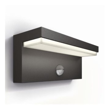 Philips - LED Ulkovalo anturilla BUSTAN LED/3,8W/230V 2700K IP44