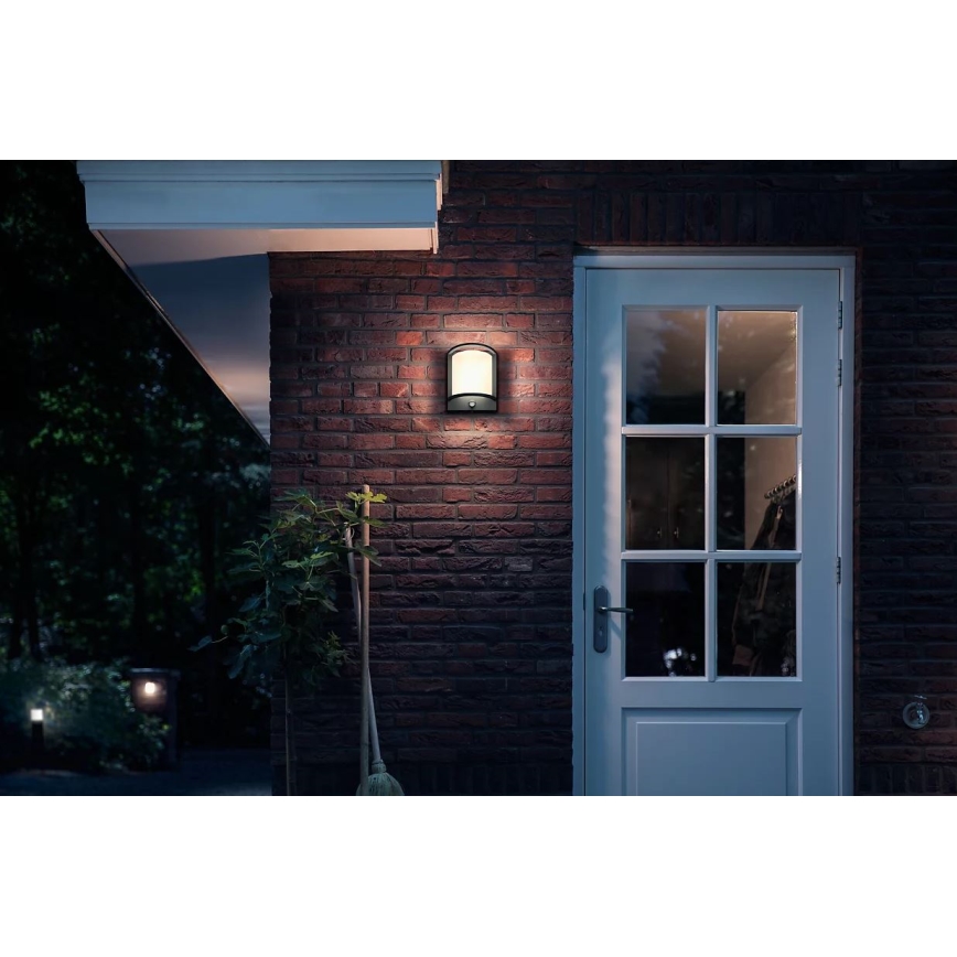 Philips - LED Ulkovalo anturilla SAMONDRA LED/3,8W/230V IP44