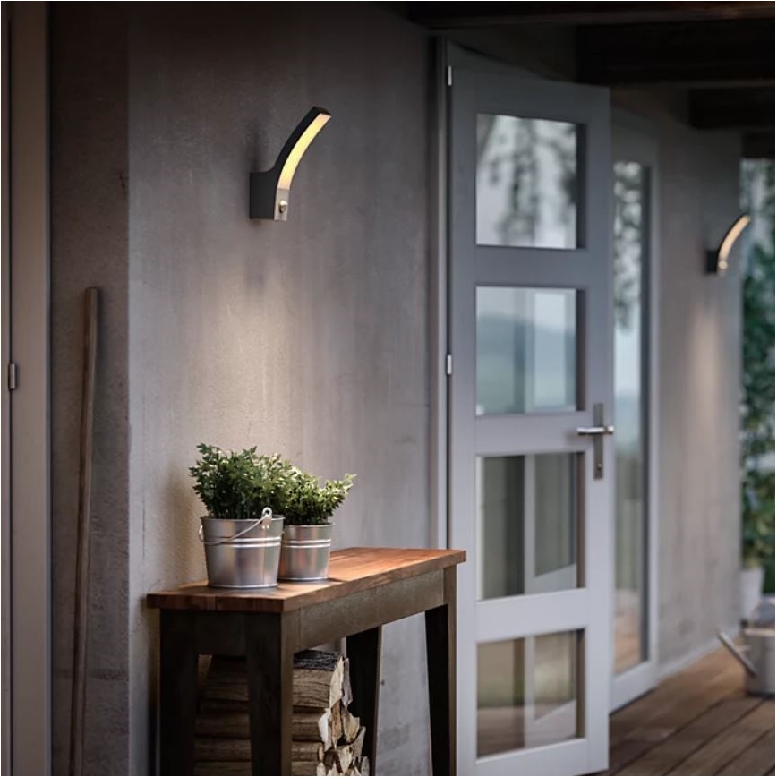Philips - LED Ulkovalo anturilla SPLAY LED/3,8W/230V IP44