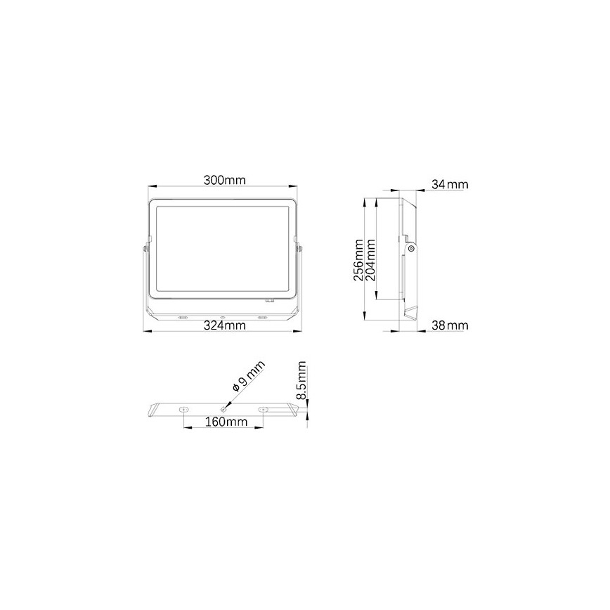 Philips - LED-ulkovalonheitin PROJECTLINE LED/100W/230V IP65 3000K