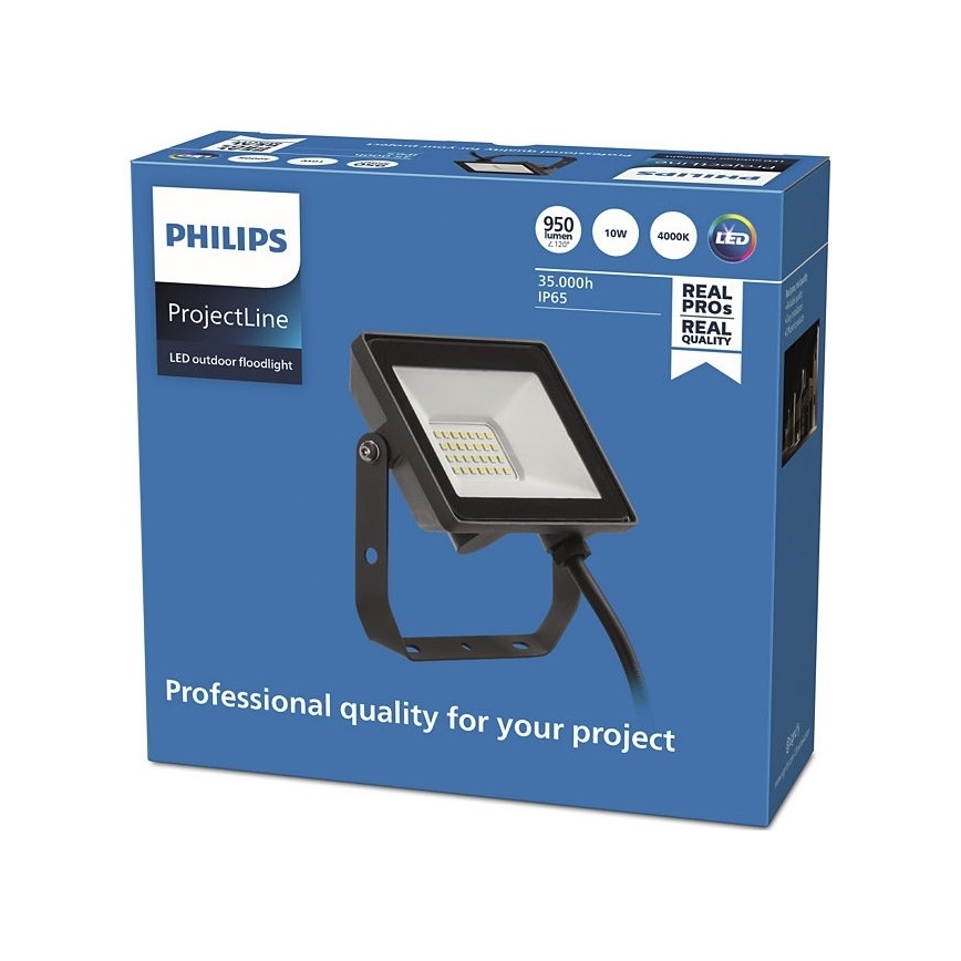 Philips - LED-ulkovalonheitin PROJECTLINE LED/10W/230V IP65 4000K