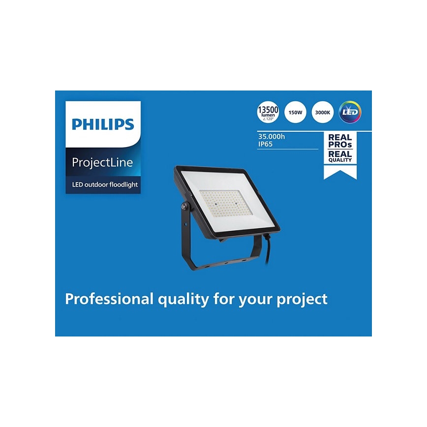 Philips - LED-ulkovalonheitin PROJECTLINE LED/150W/230V IP65 3000K