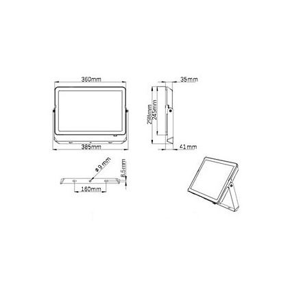 Philips - LED-ulkovalonheitin PROJECTLINE LED/150W/230V IP65 4000K