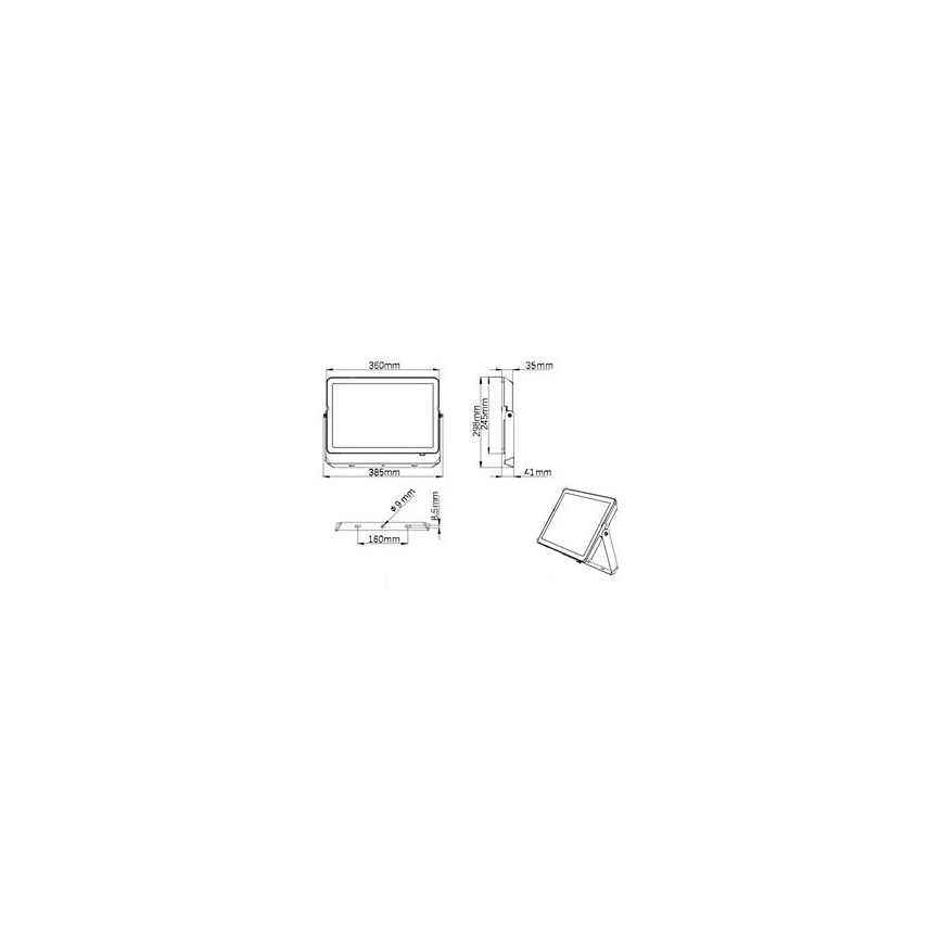 Philips - LED-ulkovalonheitin PROJECTLINE LED/150W/230V IP65 4000K