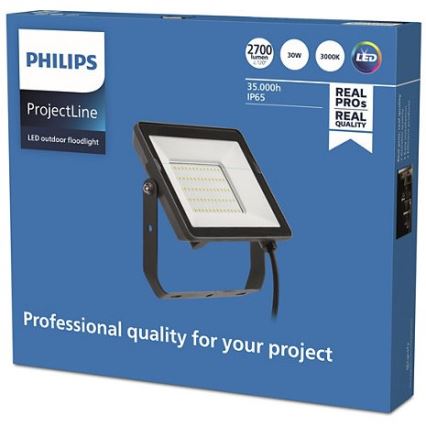 Philips - LED-ulkovalonheitin PROJECTLINE LED/30W/230V IP65 3000K