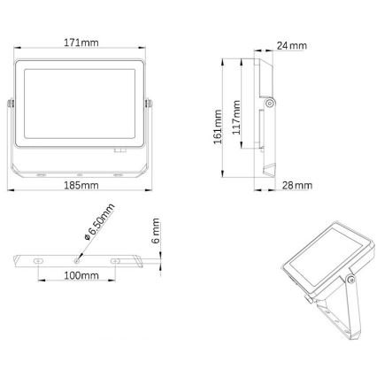 Philips - LED-ulkovalonheitin PROJECTLINE LED/30W/230V IP65 3000K